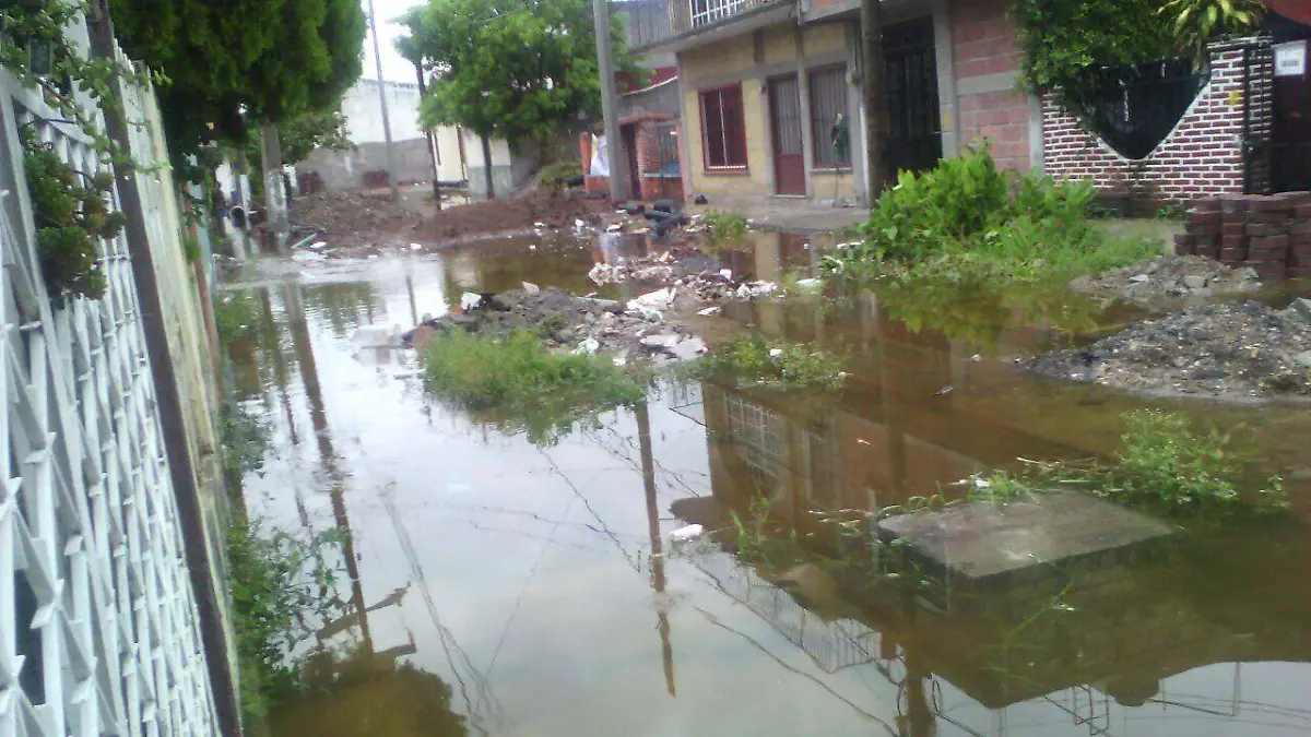 Afectaciones por la lluvia} en la zona sur de la entidad (3)